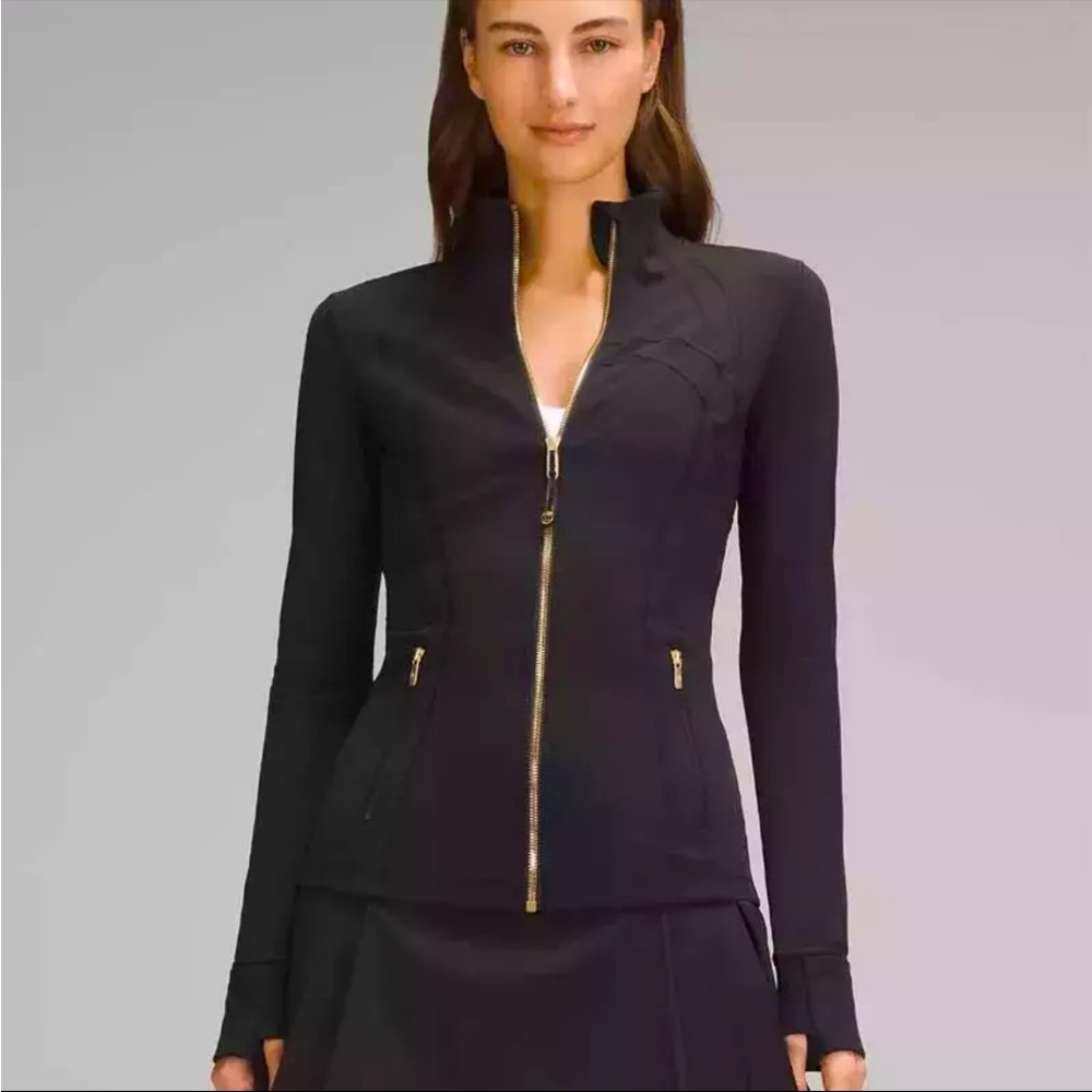Lululemon Womens Define Jacket Black/Gold NWT